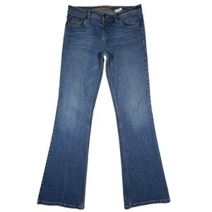 Paris‎ Blues Womens Low Rise Bootcut Jeans Medium Wash Blue Size 11 Y2K Vintage